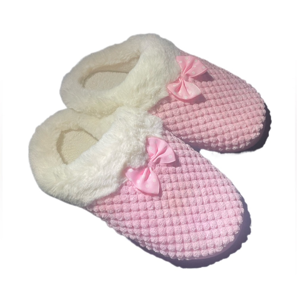 Cozy Pink Big Kids Slippers girls winter season